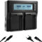 blumax LCD Dual Charger für Nikon EN-EL15c EN-EL15b EN-EL15a EN-EL15 Akkus – Ladegerät ist Kompatibel mit Nikon D500 D850 D7500 Z8 Z7 II Z6 III Z5 Zf
