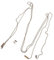 2pcs Convenient Ceiling Fan Light Pull Chain Extension Pull Chain String Extension With Connector For Ceiling Fan Light