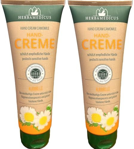 2er Pack. Herbamedicus Handcreme Kamille empfindliche Hände, 2x 125ml