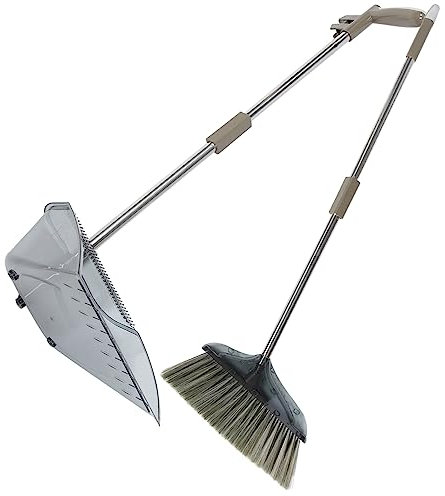 YOSADIER Escoba y Recogedor Herramienta De Limpieza Escoba De Cerdas Suaves para