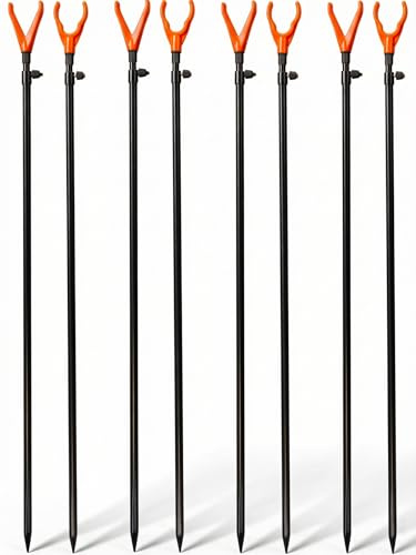 Paradox Fishing Rutenhalter 4/8 Stück I 70-110cm I Angel-Rutenhalter Angelhalter Rutenständer Rutenhalter Angeln Angelständer