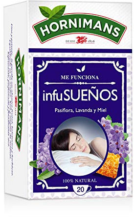 HORNIMANS InfuSueños - Infusion de Pasiflora, Lavanda y Miel - 20 Bolsitas