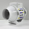 5 inch 125mm Diameter In-Line Bathroom Extractor fan with Run On Timer Loft Mounted Inline Shower Ceiling Powerful Ventilation Damp Control Silent In-line Toilet Ventilator