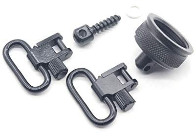 TRIROCK New 1.0'' Rifle Sling Swivels for Remington 870 Express Sling Mounting Kit - 20 Gauge Gun Magazine Cap Adapter Swivels S-8005