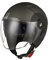 ORIGINE Motorradhelm Jethelm Roller Helm Scooter Helm Chopper Helm Moped Mofa Helm mit Doppelvisier ECE Zertifizierung (Track Black Titanium,M)