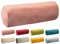 beties Samt&Sonders Serie, Nackenrollenbezug ca. 15x40 cm in Altrosa mit dekorativer Jeansnaht, aus deutschem Unternehmen in hochwertiger Qualität