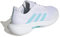 adidas Damen CourtJam Control Tennis Shoes Tennisschuhe, Cloud White/Bliss Blue/Cloud White, 41 1/3 EU