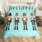 Homewish Nutcracker Merry Christmas Bedding Set Duvet Cover Set With 2 Pillowcase Ultra Soft Kids Room Decor Super King Size
