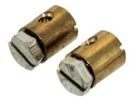 2x Bowdenzug Schraubnippel Klemmnippel 8x9 mm kompatibel mit Puch Hercules Kreidler Zündapp Mofa Moped Mokick