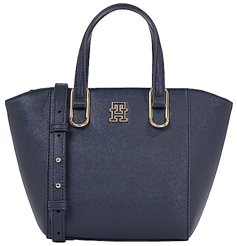 Tommy Hilfiger Damen Tote Bag Tasche Timeless Med Mittelgroß, Blau (Space Blue), Onesize