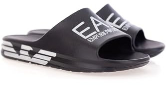 Emporio Armani Slipper Uomo EA7 Black/Silver US23EA15 XBP008 46