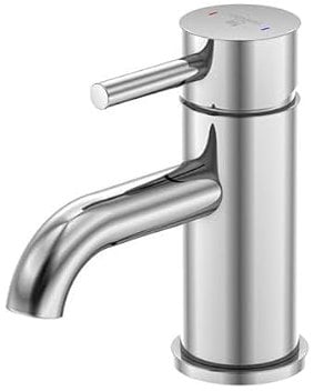 Steinberg Serie 100 Waschtischarmatur, ohne Ablaufgarnitur, Ausladung: 100mm, 1001010, Farbe: Mattschwarz