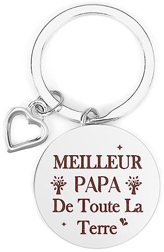Cadeau Papa, Porte Clé Papa, Cadeau Futur Papa, Porte Clef Papa, Cadeau Anniversaire Papa, Porte clé Papa Personnalisé, Cadeau Fete des Peres, Cadeaux Fête Des Pères, Cadeau Papa Noël