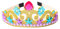 Geburtstagskrone Krone König Kinderkrone Goldene Krone Royal Crown Tiara Kostüm Zubehör für Geburtstagsfeier Prinzessin Kronen DIY Kinderkronen zum Basteln(Gold)