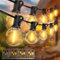 2 Stück LED Lichterkette Außen 23M -【Timing Dimmbar】 Lichterkette Außen Strom mit G40 30+3 Glühbirnen Aussen Wasserdicht Warmweiß Retro Innen/Außen Lichterketten für Party Terrasse Gärten Patio Bäume