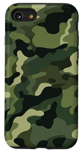 military camouflage green camo pattern Case for iPhone SE (2020) / 7 / 8