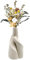 JNUYISW Keramik Vase, 2er Set Nordic Minimalismus Stil Vasen Deko für Pampasgras, Getrocknete, Frische Blumen Moderne Home Decor Keramik Blumenvasen für Haus Wohnzimmer Esstisch Büro Dekor