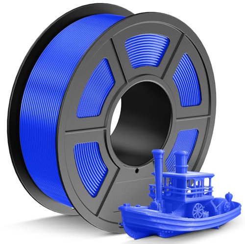 TECBEARS PLA+ Filament 1,75 mm Blau, Verstärkt Zähigkeit PLA Plus, Robusteres und Stärkeres 3D Drucker Filament, 0-300mm/s Druckgeschwindigkeit, 1KG Spulen, Maßgenauigkeit +/- 0,02 mm