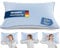 WVIOWVI Memory Foam Kissen, Kühlendes Kopfkissen, Nackenkissen Ergonomisches Seitenschläferkissen Schlafkissen für Seiten, Rücken & Bauchschläfer (Blau-grau, 40x80 cm)