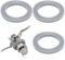 GXGM Lot De 3 Joints D'Étanchéité，Remplacement Pour Joint De Couteau Thermomix Tm21/Tm31, Joint D'Étanchéité Diamètre 39/27 Mm, Joint De Lame Pour Thermomix Vorwerk Tm21.