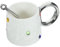 Mikinona tazza da tè tazze da caffè in porcellana moderno tazza di caffè riutilizzabile cucina Tazzine da caffè tazza per bere il tè tazza di cioccolata calda ceramica bianca