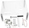 Tofficu 1 Set Transparent Open Frame Computer Case Stand Easy Installation Bracket for Motherboard Testing Assembly Durable High Strength Design for Accurate Troubleshooting