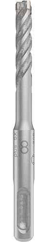 Bosch 1x PRO SDS Plus-5X Hammer Drill Bit (for Reinforced concrete, Concrete, Ø 8,00 mm, Professional Accessory Rotary Hammer Drill) 110 mm
