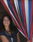 Heavy Duty Caravan/Campervan Door Curtain, Bug Blind, Fly Blind 62 cm Wide – Red/White/Blue