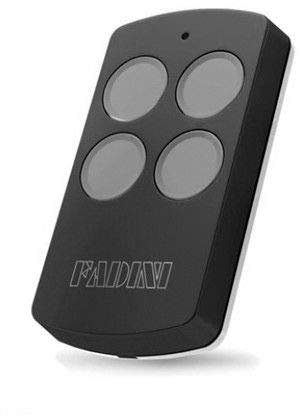 Dieffematic Telecomando FADINI DIVO 71 Grigio 4 CANALI 433 MHz per cancello