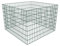 Festnight Metall Zaun Drahtgeflecht Gartenzaun Gitterzaun Zaunelemente für Gartenkomposthaufen Quadratmaschenzaun Stahl 100 x 100 x 70 cm