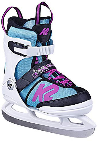 K2 Skates Mädchen Schlittschuhe Juno Ice, white - light blue , 29-34 EU