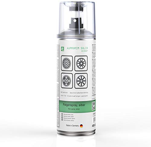 AUPROTEC Auprorim Solid Spray de peinture pour jantes de voiture Argenté 1 x 400 ml