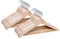Todo HOGAR | Perchas de Madera | Color Natural | Diseño Elegante | Madera Maciza | Perchas con Garra | para Trajes | Pack de 40 Unidades | Gancho de Acero Inoxidable Giratorio |