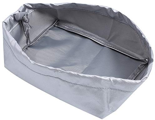 Akozon Housse de friteuse 20x15x8cm 420D Housse de protection en tissu Oxford Housse de protection extérieure pour machine à frire pour un usage domestique(argent)
