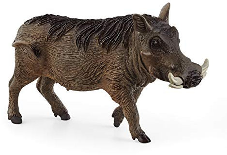 SCHLEICH Wild Life - 3 Warthog Toy Figurine. Durable, Realistic Boar Animal Toys for Boys and Girls. Educational Wild Pig Figure for Learning and Imaginative Play. Kids and Toddlers Ages 3+ 14880
