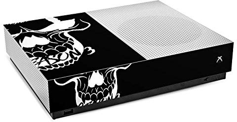 DeinDesign Skin kompatibel mit Microsoft Xbox All Digital One S Folie Sticker Totenkopf Moji YouTube