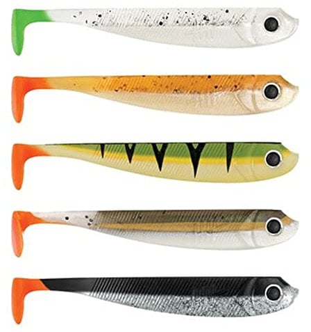 Lieblingsköder Gummifische 7cm - 5 Angelköder, Farbe Lieblingsköder:Firetail Edition