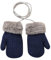 Kinder Winter Handschuhe Fäustlinge mit Band 0-3 Jahre Baby Mädchen Jungen Dicke Strickhandschuh Warme Handschuhe mit Plüsch Neugeborenen Kleinkinder Skihandschuhe No Scratch Fäustel Fäustlinge