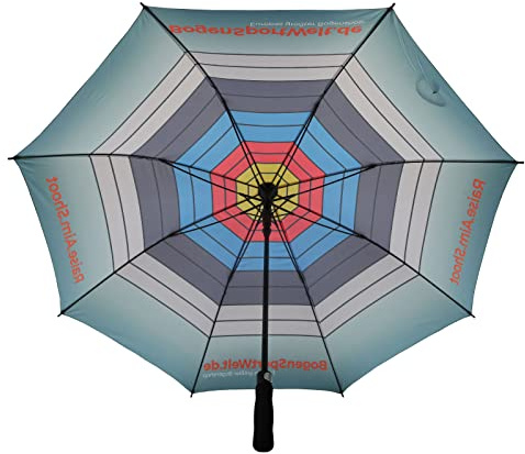 BSW Regenschirm m. Zielscheibe für's Bogenschießen Sonnenschirm Umbrella | Windschutz, BSW Regenschirm m. Zielscheibe für's Bogenschießen Sonnenschirm Umbrella Windschutz
