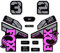 STAR SAM Aufkleber Fox 32 SC Factory 2022 Violett 1 cm T
