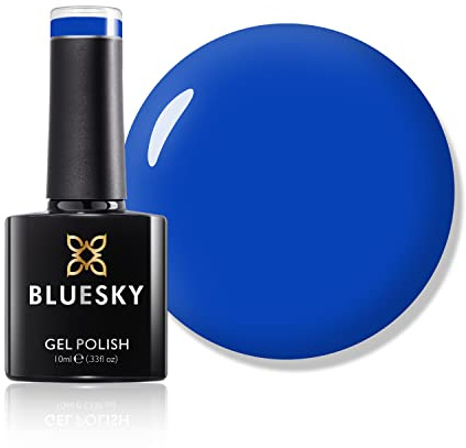 Bluesky Gel Nail Polish 10ml, Wanna Be On Top? - SS2224, Blue | A strong cobalt that makes a statement without any glitter. Cures in 30 seconds under the 48W lamp.