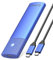 ORICO Aluminum M.2 NVMe SSD Enclosure , Tool-Free 10Gbps USB C Adapter, USB 3.2 M.2 NVMe Reader, External SSD Case Thunderbolt 3 Compatible, Supports 4TB 2230/2242 /2260/2280 PCIe M-Key SSDs-PWM2-G2