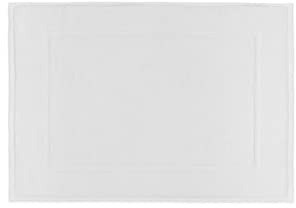 SHOBI Tappeto Bagno Antiscivolo 50x70, Tappetino Doccia in Puro Cotone Bianco (6)