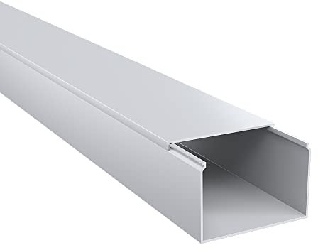 Kabelkanal aus hochwertigem PVC weiß Kabelleiste 2m - 1 Stück - 60x40mm