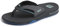 Reef Men's Fanning Flip-Flop, Gunmetal/Ocean, 3 UK