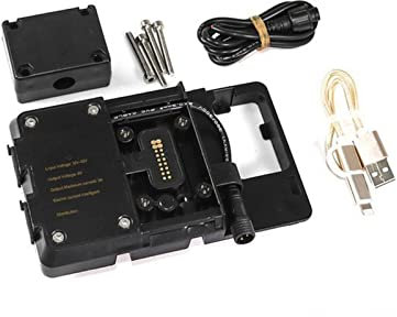 Motorrad GPS Telefon Navigationshalterung Plate Navigation GPS Platte Halterung Anzupassen Für Pan Für Amerika 1250 PA1250 RA1250 2021 2022 Handy Halter Drahtlose Ladegerät ( Größe : USB charging )