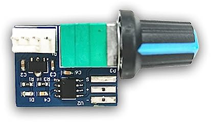 Fan Speed Controller,DC 12V Single PWM Speed Controller,Mute 4 Pin Computer Temperature Control Switch,for PC CPU Cooler Fan