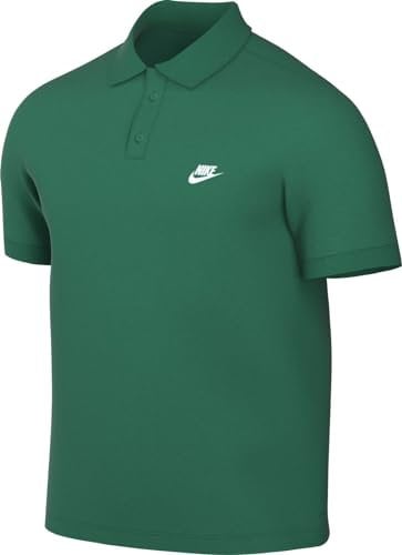 Nike FN3894-365 M NK Club SS Polo Pique Maglia Lunga Uomo Malachite/White Taglia M