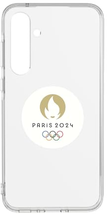 Coque Samsung Flamme Paris 2024 pour Samsung Galaxy A35 Transparent