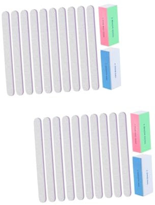 Healvian 4piezas Taco Pulidor De Uñas Superficies Texturizadas y Limas De Uñas Doble Cara Para Manicura